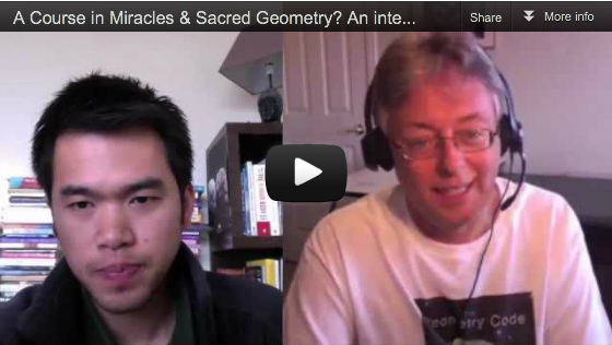 Kenneth Bok interview: A Course in Miracles & Sacred Geometry? on the ACIM Explained YouTube series Kenneth Bok interview: A Course in Miracles & Sacred Geometry? on the ACIM Explained YouTube series