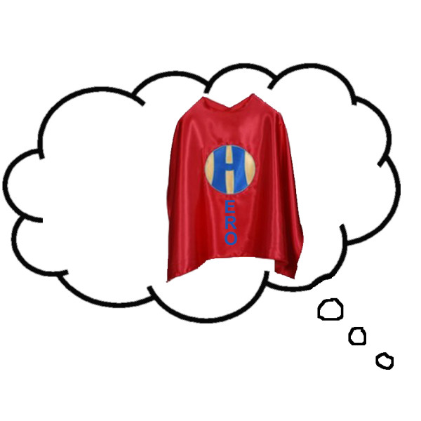 dream hero cape in dream thought cloud
