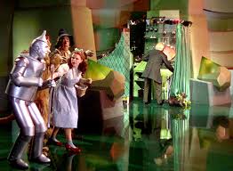 Wizard of Oz: after Toto pulled back the curtain